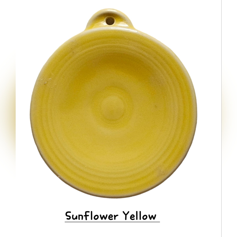 Fiesta Blank Ornament Mini-Plate Sunflower Yellow New without Tags